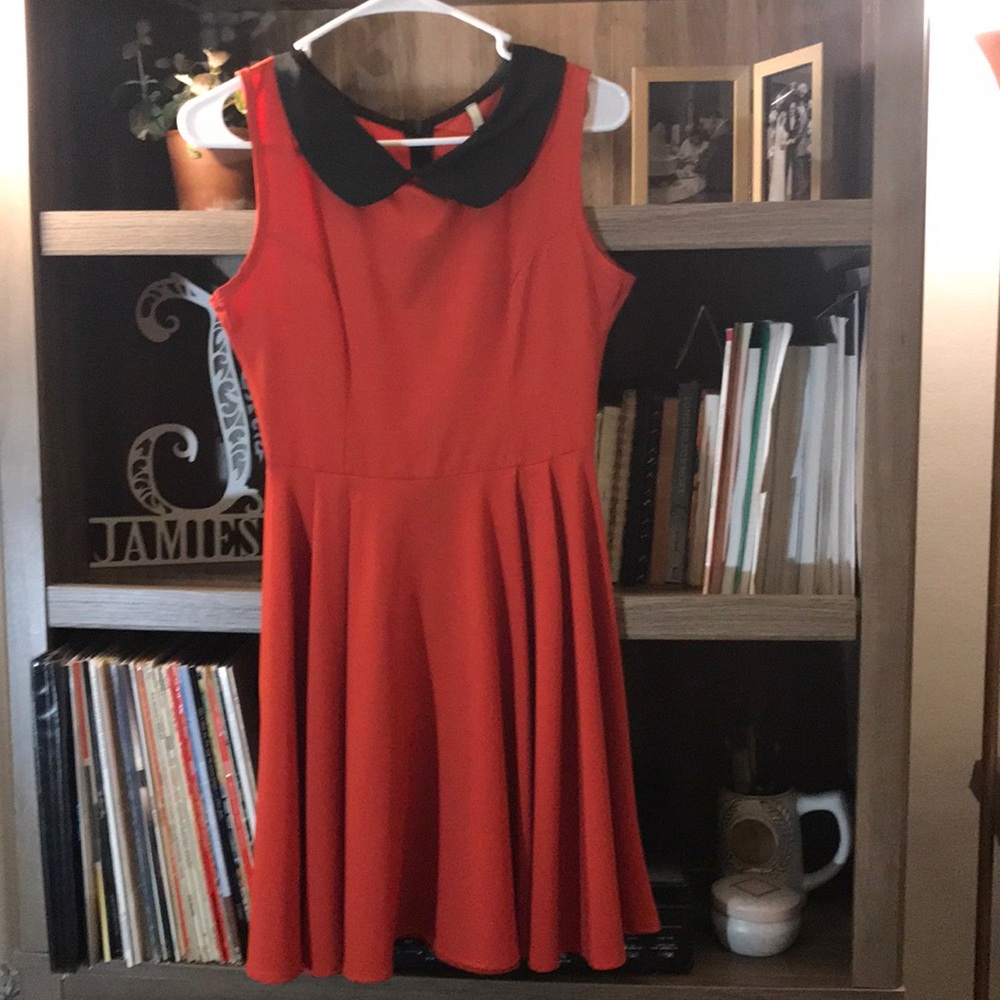 A-Line Dress with Peter Pan Collar
